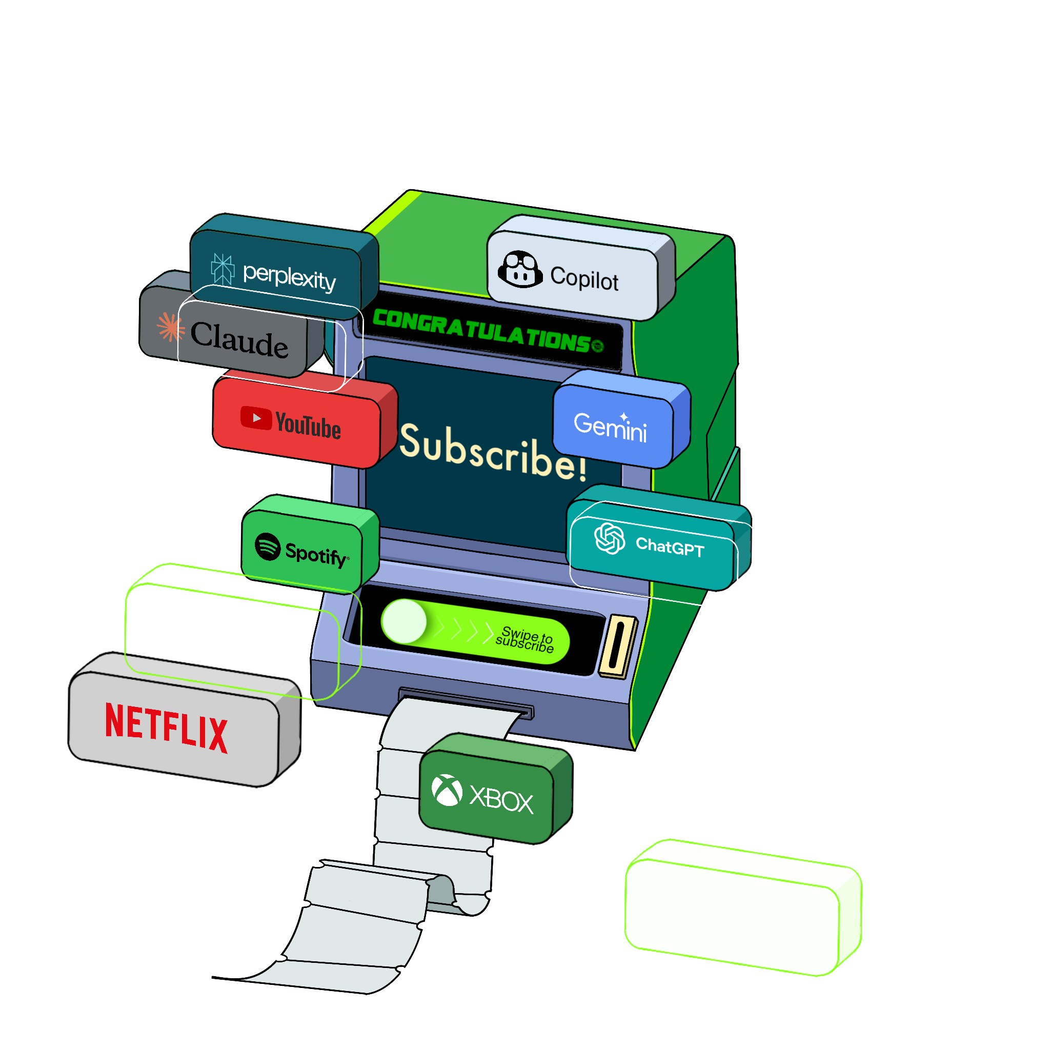 Your subscriptions go in; tokenized stock comes out